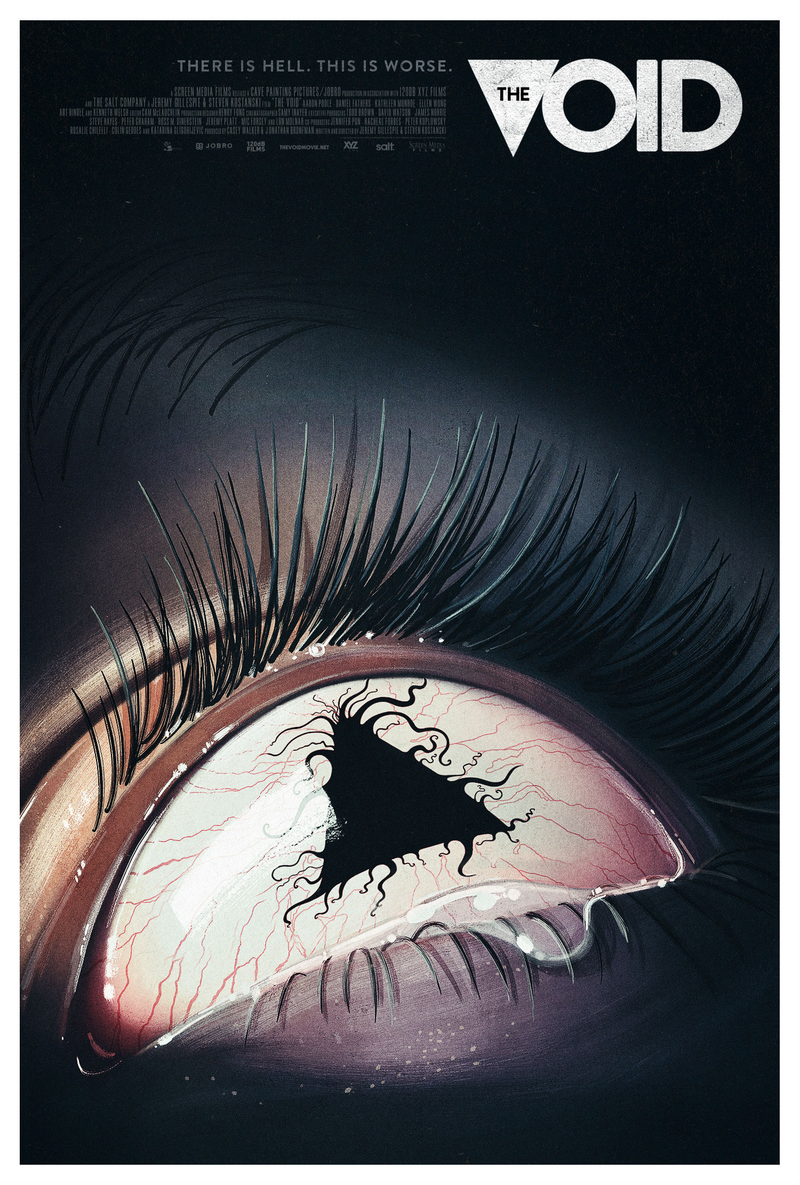 Illustration for article titled These Posters for Indie Horror Film The Void Are Video Store-Ready, If That Was Still a Thing